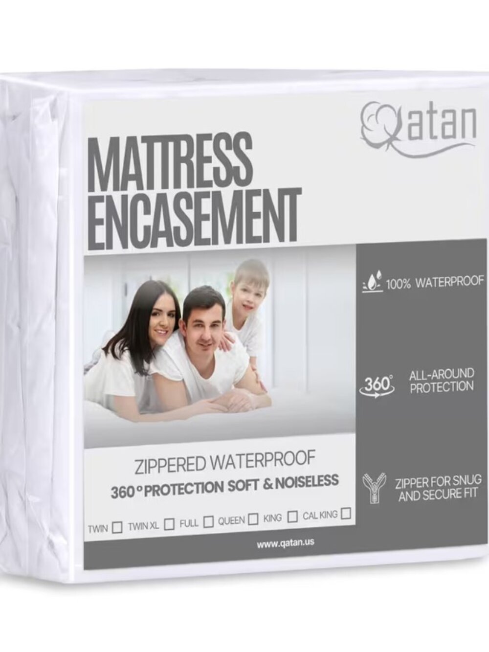 🛏️ Protector de Colchón Impermeable Qatan
